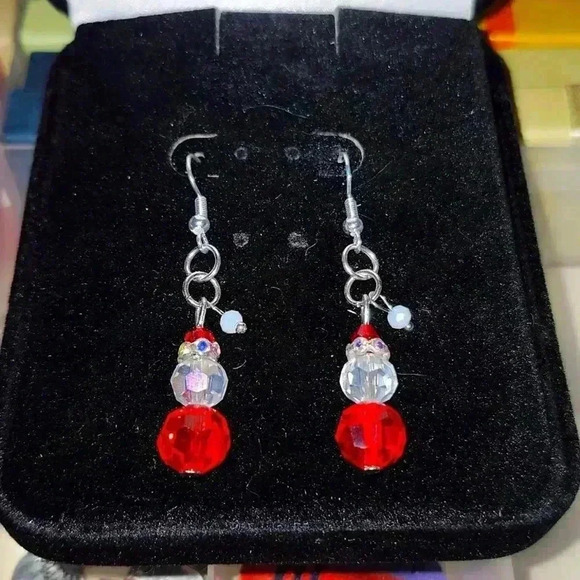 Handcrafted Christmas Earrings Nickle Free!!!! - Picture 2 of 7